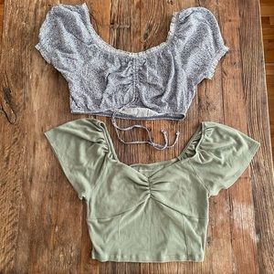 Cute crop tops by American Eagle